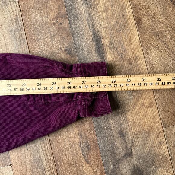 Vintage 90s Y2K Disney Corduroy Shirt Women's Large Purple Winnie The Pooh 4737 - Picture 11 of 12